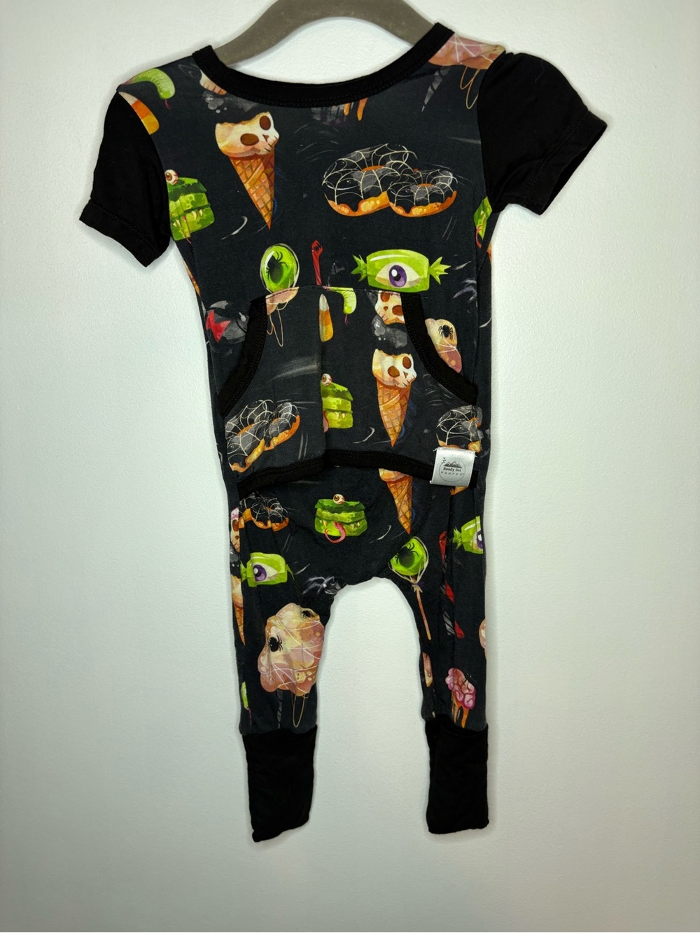 Small Canadian Brand, Ready Set Romper - Halloween Print
